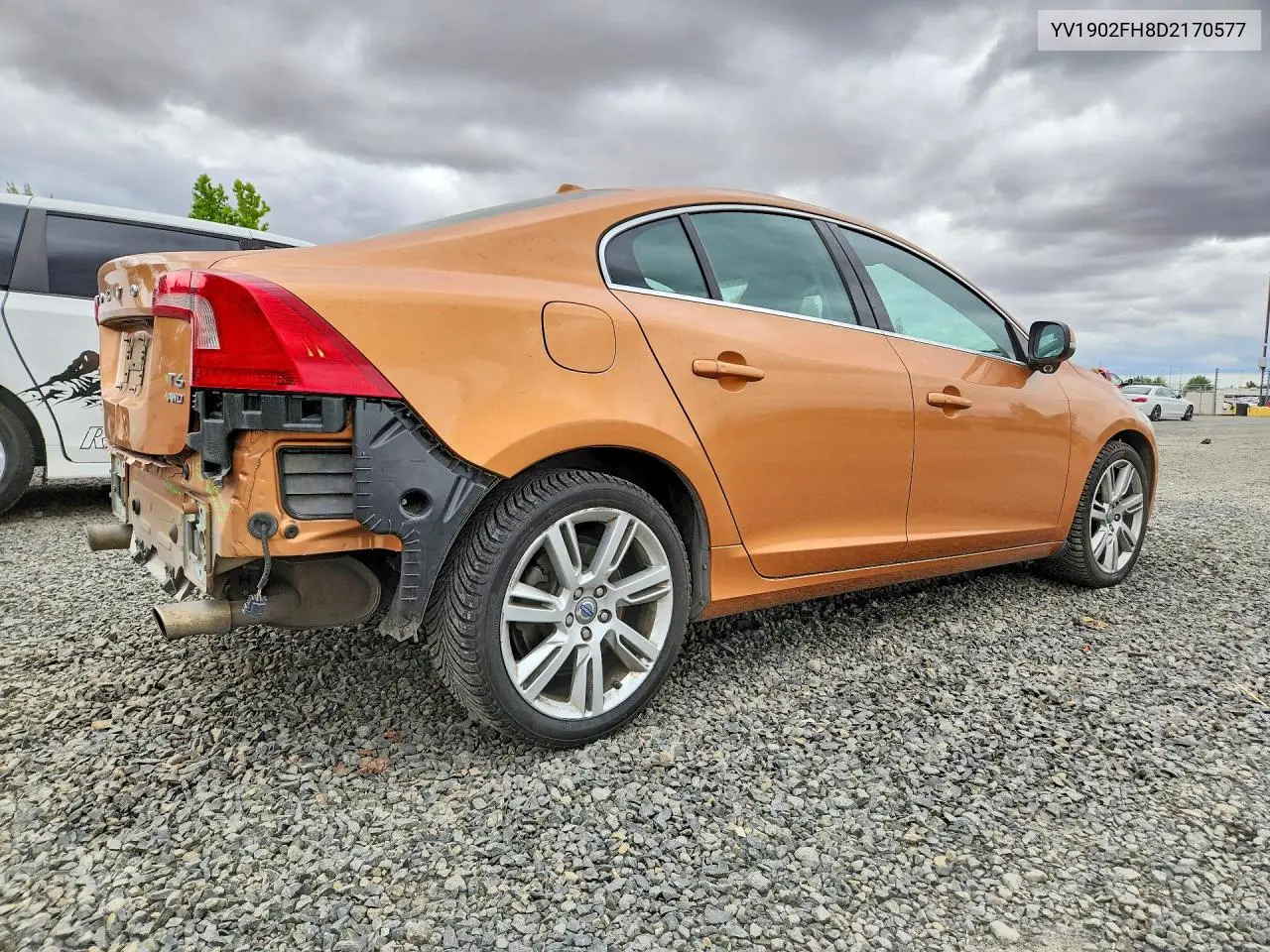 2013 Volvo S60 T6 VIN: YV1902FH8D2170577 Lot: 58702376
