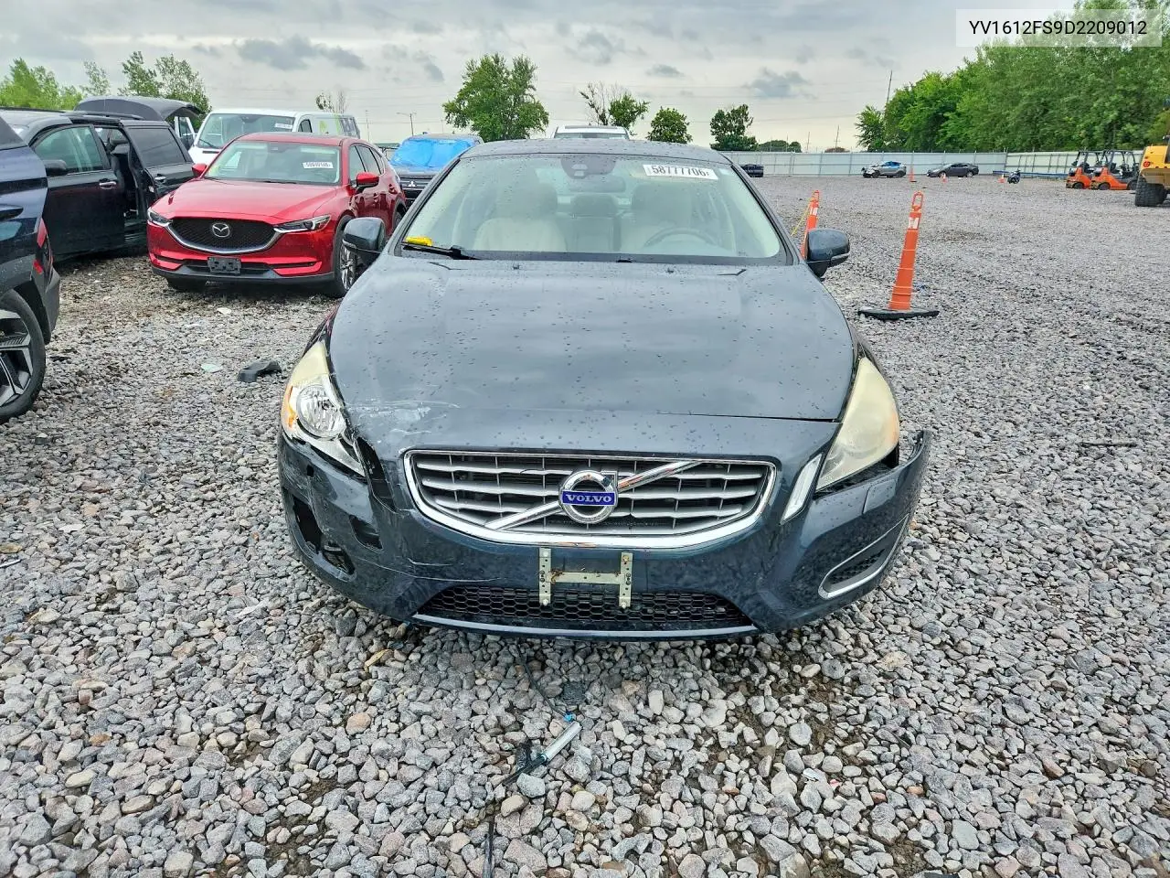 2013 Volvo S60 T5 VIN: YV1612FS9D2209012 Lot: 58777706