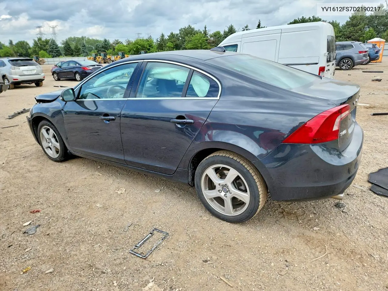 2013 Volvo S60 T5 VIN: YV1612FS7D2190217 Lot: 59071076