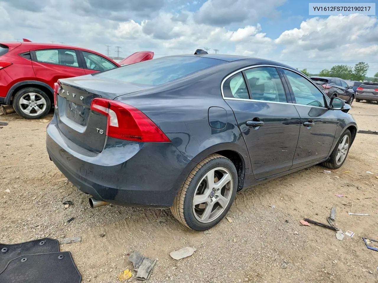 2013 Volvo S60 T5 VIN: YV1612FS7D2190217 Lot: 59071076