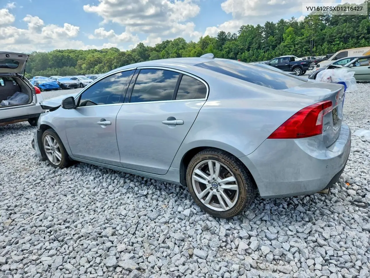 2013 Volvo S60 T5 VIN: YV1612FSXD1216427 Lot: 59087266