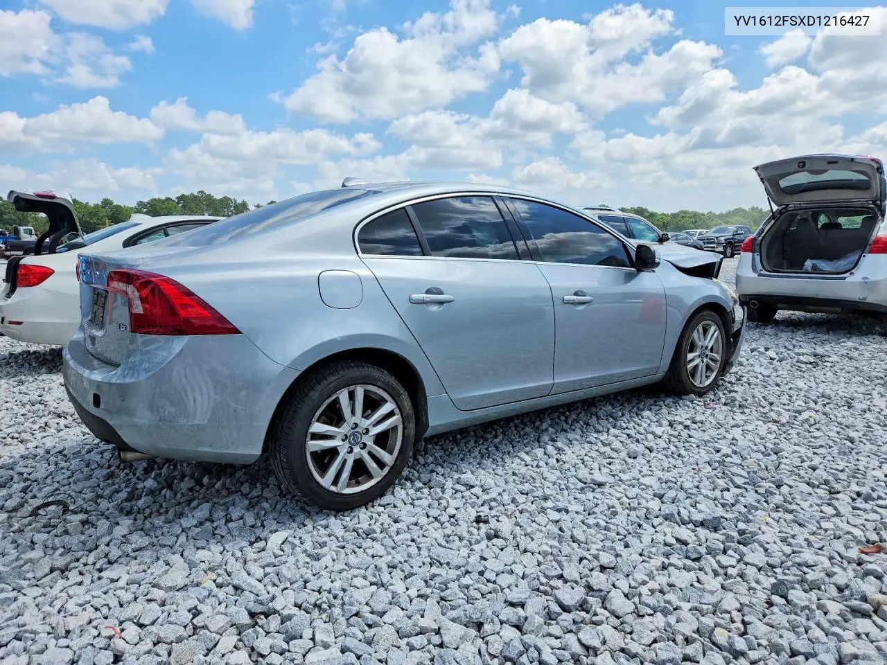 2013 Volvo S60 T5 VIN: YV1612FSXD1216427 Lot: 59087266