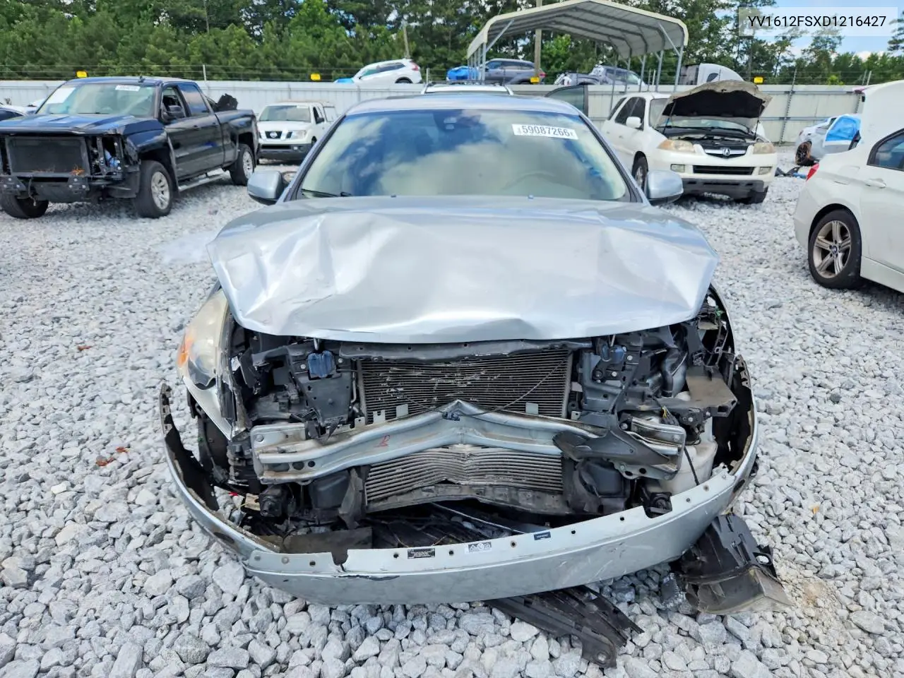 2013 Volvo S60 T5 VIN: YV1612FSXD1216427 Lot: 59087266