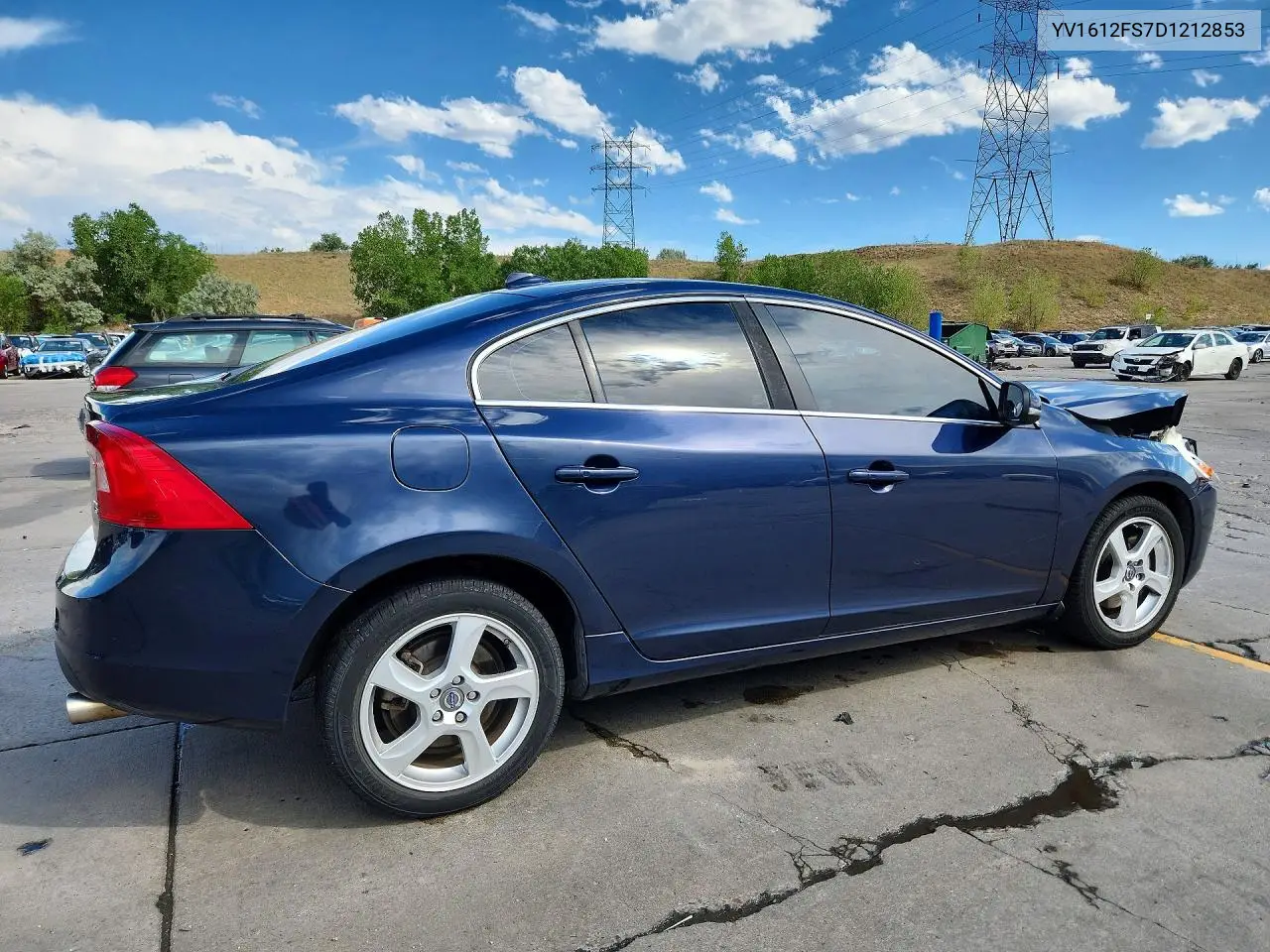 2013 Volvo S60 T5 VIN: YV1612FS7D1212853 Lot: 59744246