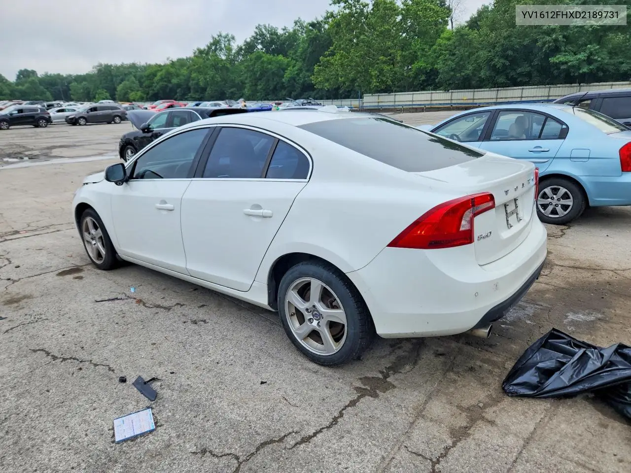 2013 Volvo S60 T5 VIN: YV1612FHXD2189731 Lot: 59897506