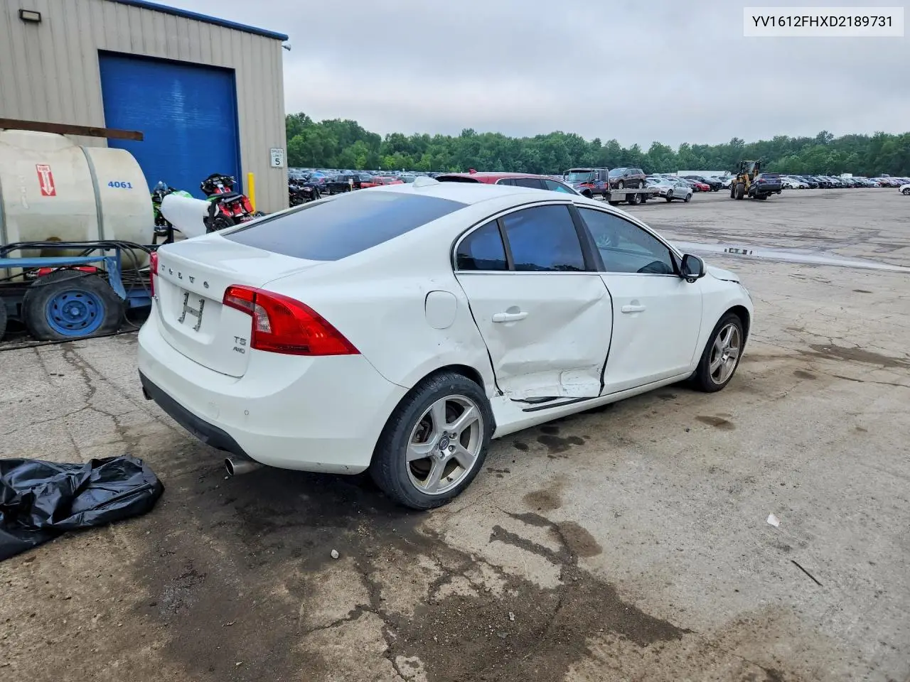 2013 Volvo S60 T5 VIN: YV1612FHXD2189731 Lot: 59897506