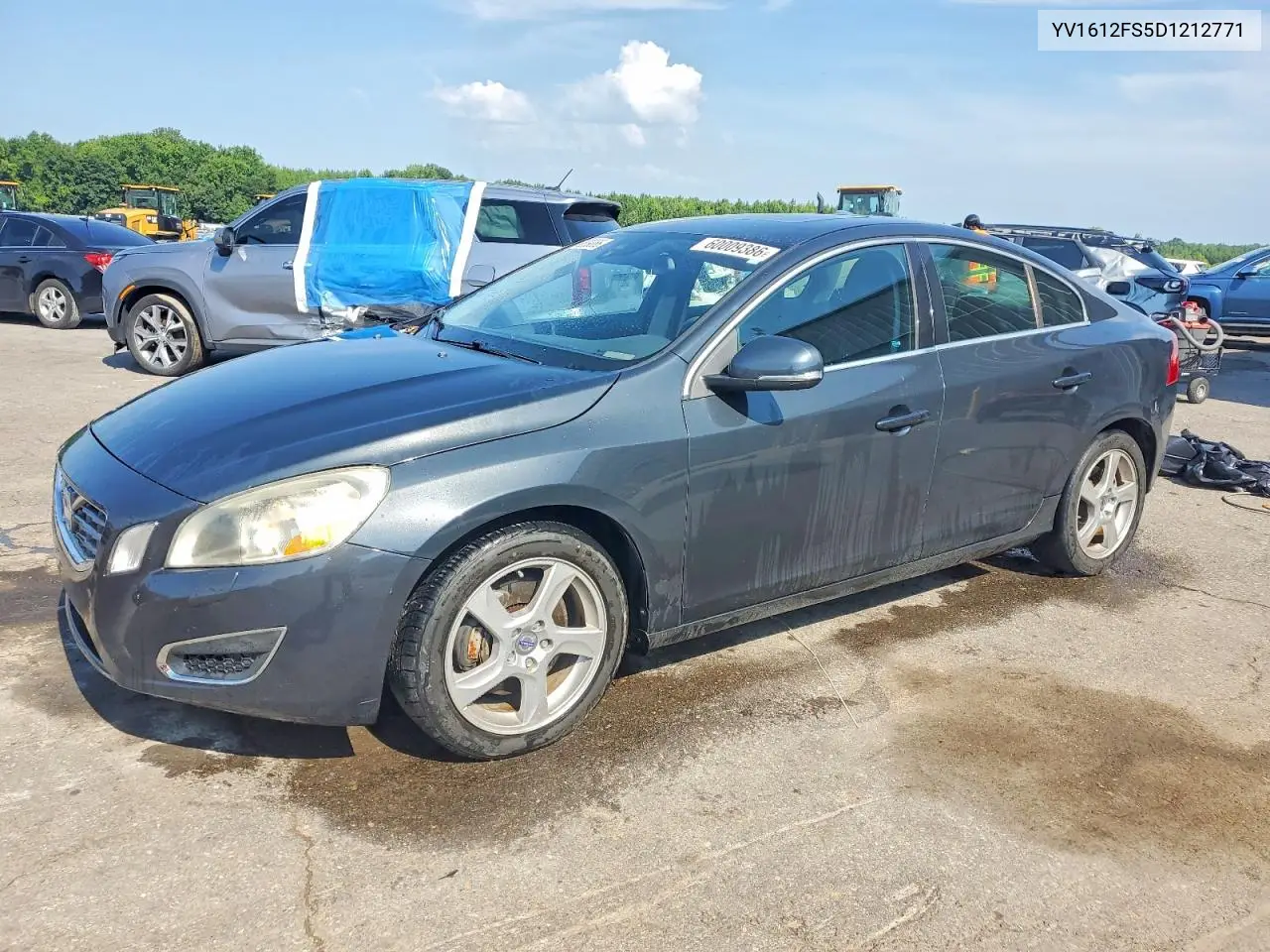 2013 Volvo S60 T5 VIN: YV1612FS5D1212771 Lot: 60009386