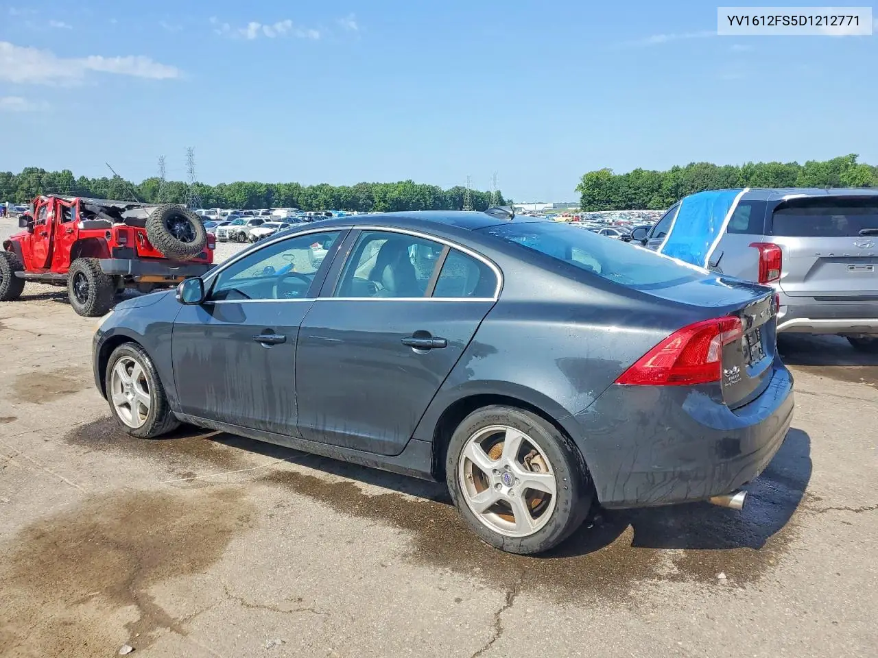 2013 Volvo S60 T5 VIN: YV1612FS5D1212771 Lot: 60009386