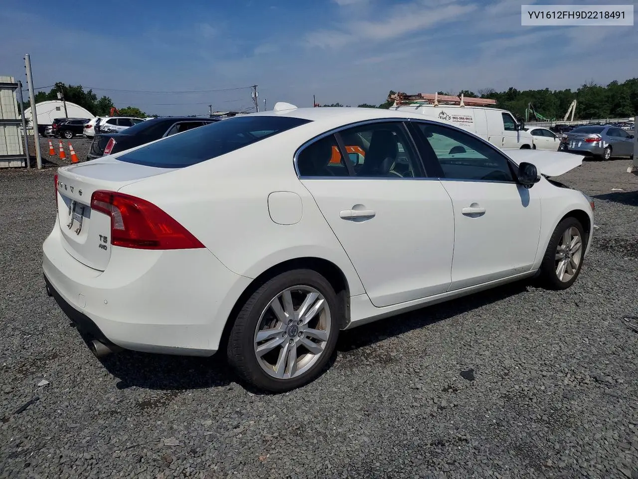2013 Volvo S60 T5 VIN: YV1612FH9D2218491 Lot: 60060376