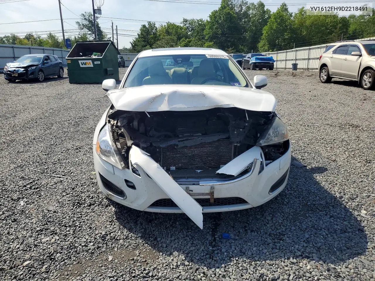 2013 Volvo S60 T5 VIN: YV1612FH9D2218491 Lot: 60060376