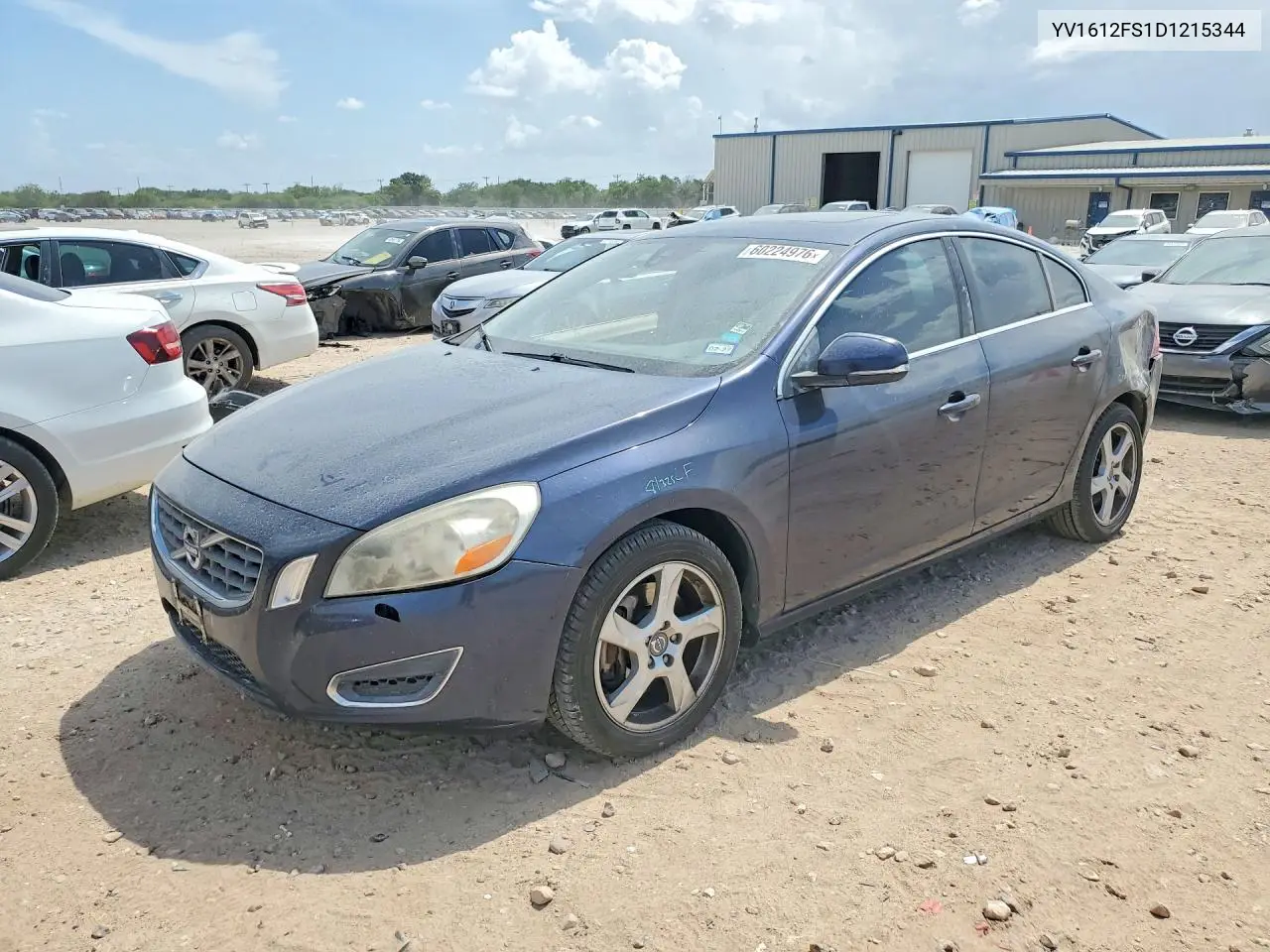 2013 Volvo S60 T5 VIN: YV1612FS1D1215344 Lot: 60224976