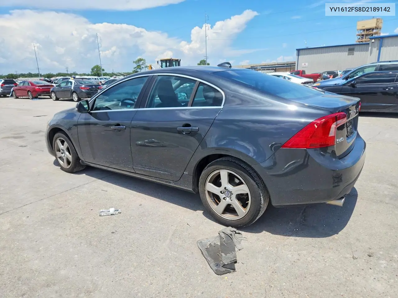 2013 Volvo S60 T5 VIN: YV1612FS8D2189142 Lot: 60372496