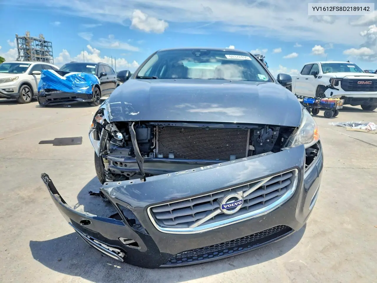 2013 Volvo S60 T5 VIN: YV1612FS8D2189142 Lot: 60372496