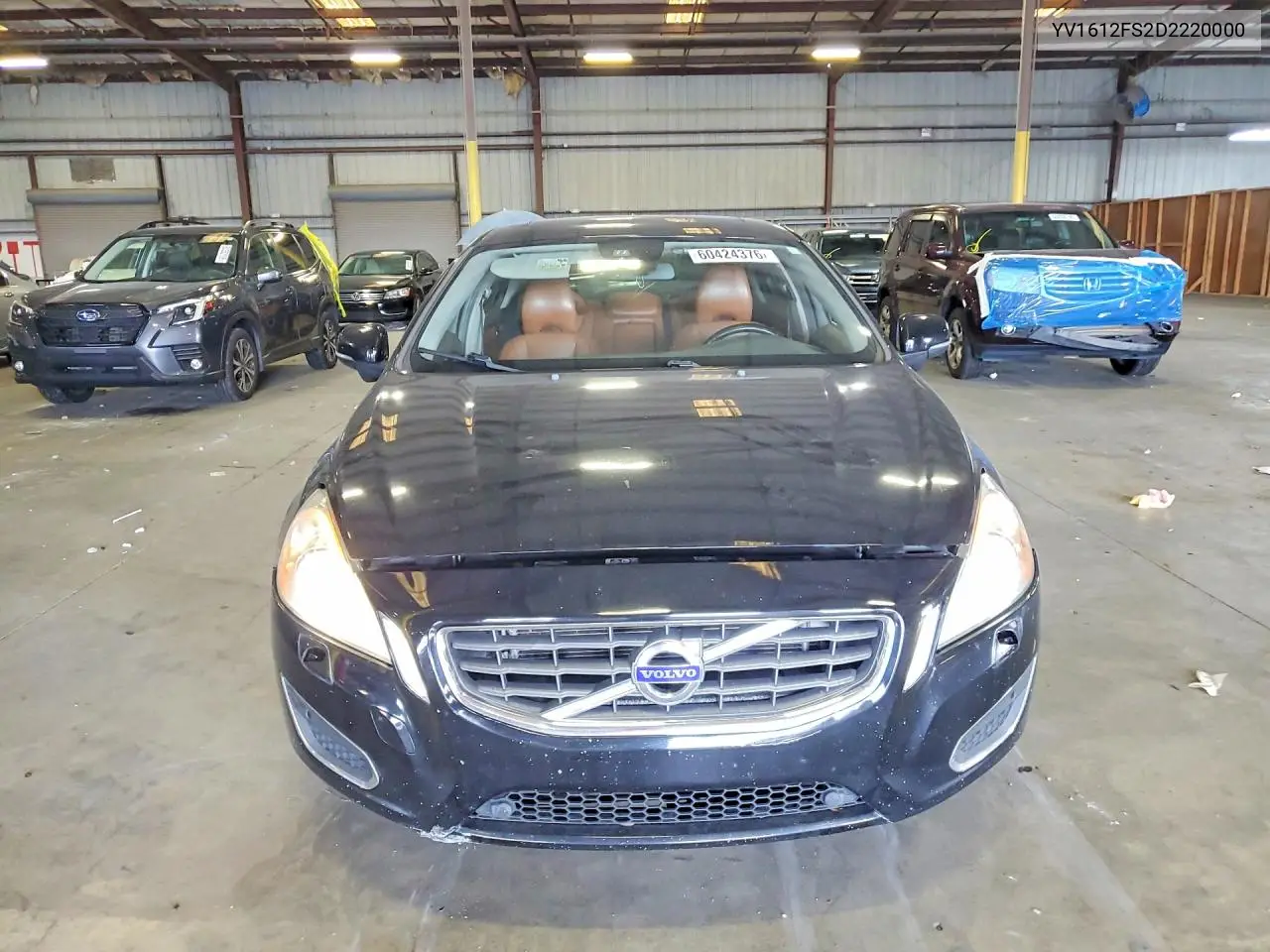 2013 Volvo S60 T5 VIN: YV1612FS2D2220000 Lot: 60424376