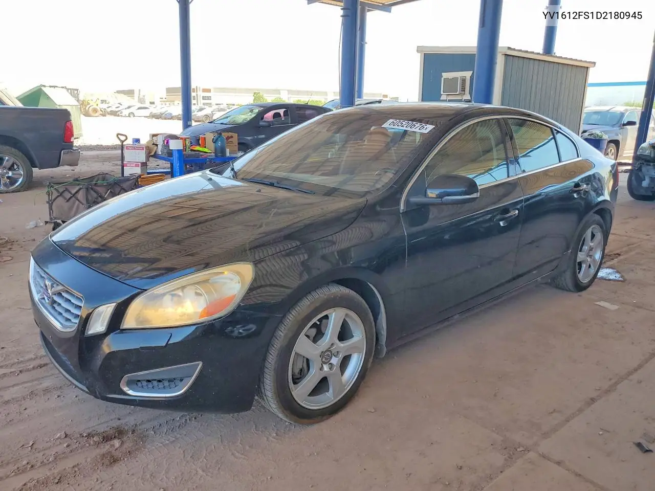 2013 Volvo S60 T5 VIN: YV1612FS1D2180945 Lot: 60520676