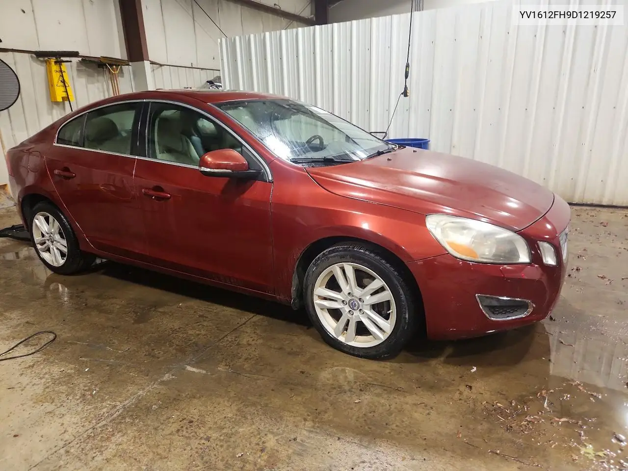 2013 Volvo S60 T5 VIN: YV1612FH9D1219257 Lot: 60837276