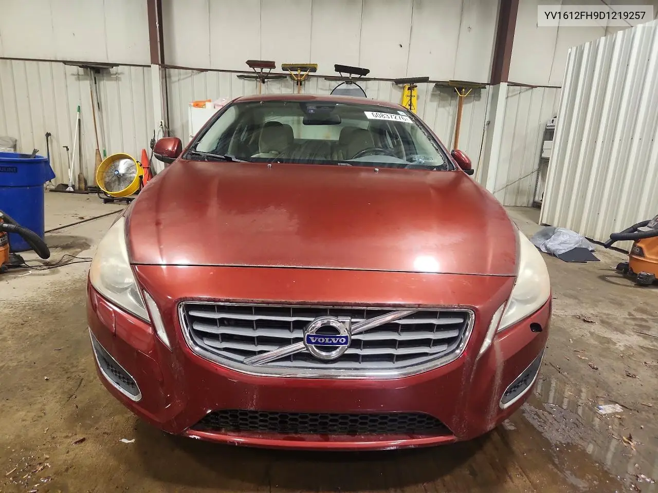 2013 Volvo S60 T5 VIN: YV1612FH9D1219257 Lot: 60837276