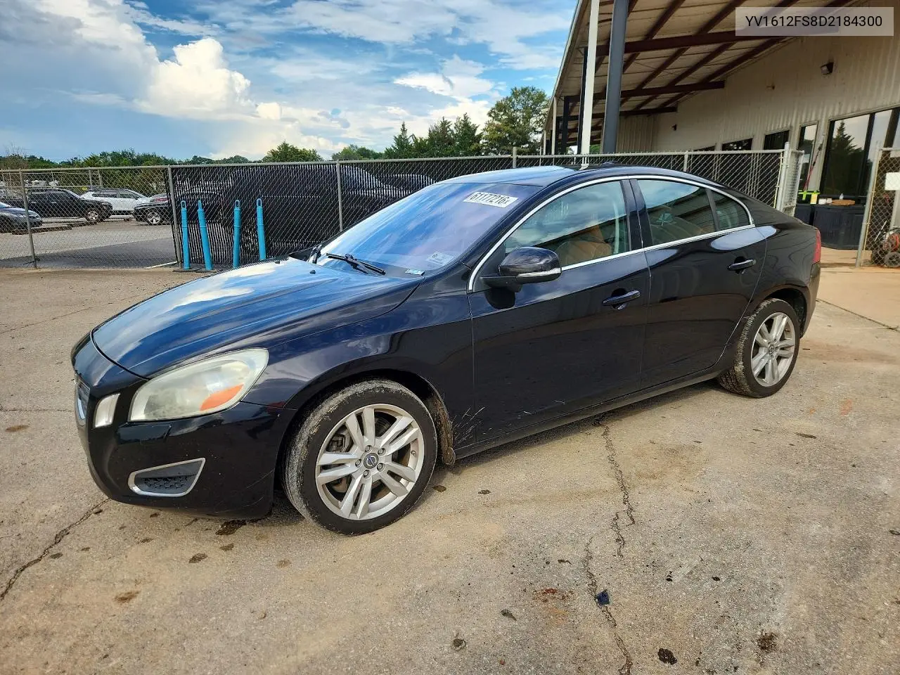 2013 Volvo S60 T5 VIN: YV1612FS8D2184300 Lot: 61177216