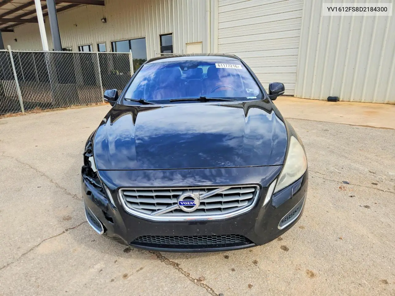 2013 Volvo S60 T5 VIN: YV1612FS8D2184300 Lot: 61177216