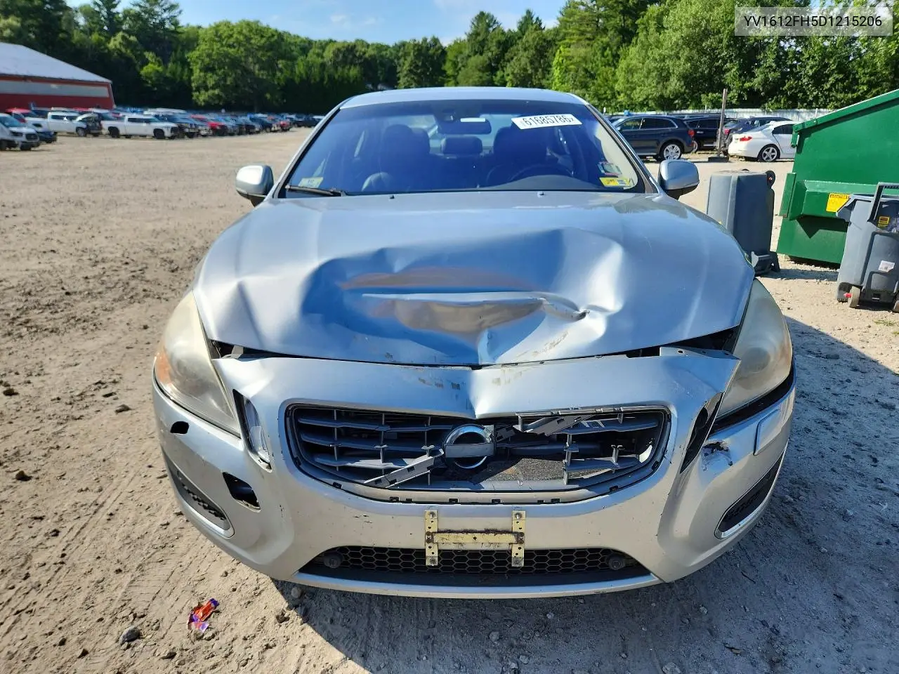 2013 Volvo S60 T5 VIN: YV1612FH5D1215206 Lot: 61685786