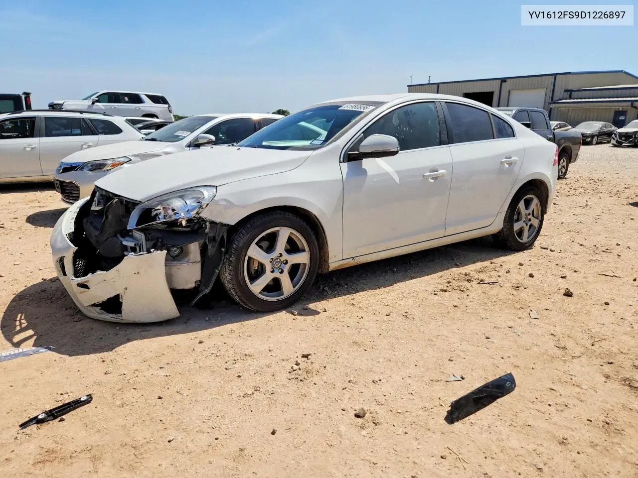 2013 Volvo S60 T5 VIN: YV1612FS9D1226897 Lot: 61980856