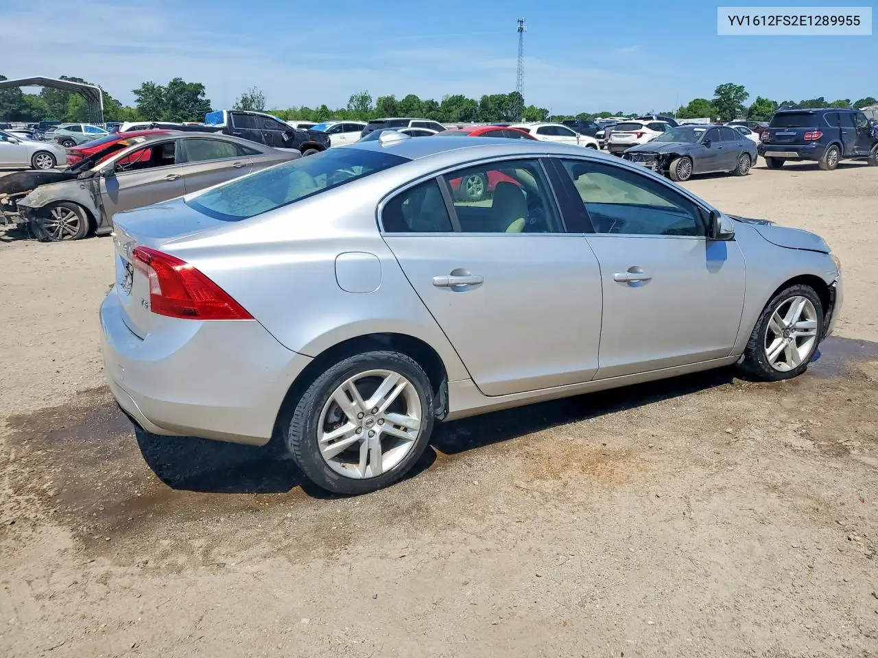 2014 Volvo S60 T5 VIN: YV1612FS2E1289955 Lot: 50270066