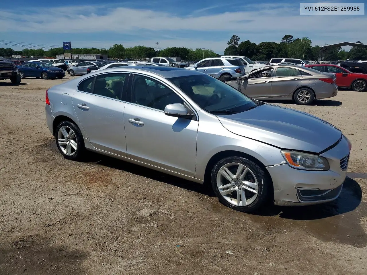 2014 Volvo S60 T5 VIN: YV1612FS2E1289955 Lot: 50270066