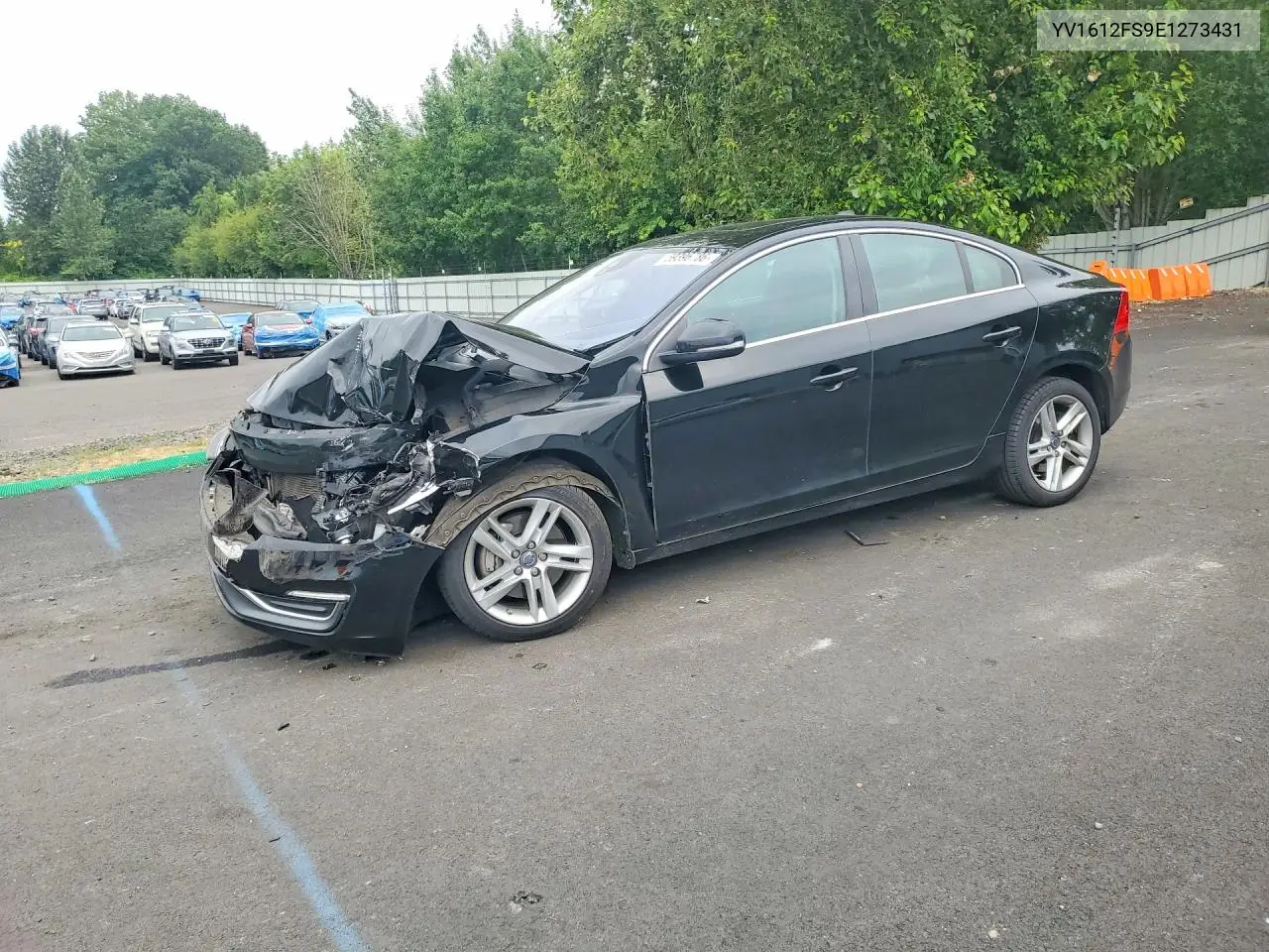 2014 Volvo S60 T5 VIN: YV1612FS9E1273431 Lot: 59396786