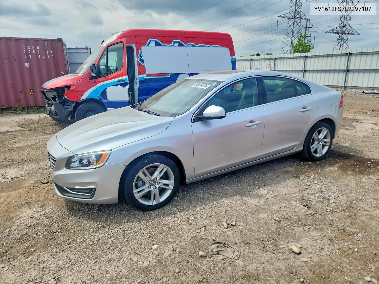 2014 Volvo S60 T5 VIN: YV1612FS7E2297107 Lot: 60495676