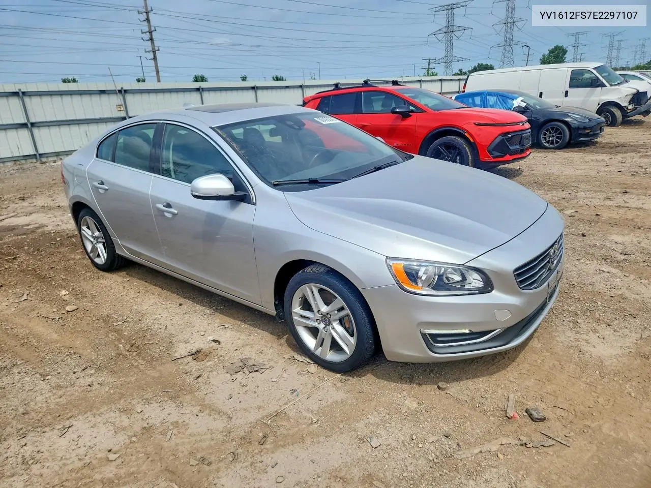 2014 Volvo S60 T5 VIN: YV1612FS7E2297107 Lot: 60495676