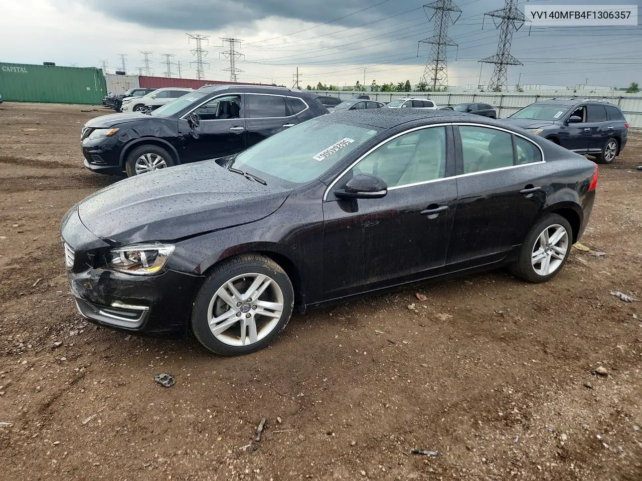 2015 Volvo S60 Premier VIN: YV140MFB4F1306357 Lot: 56264506