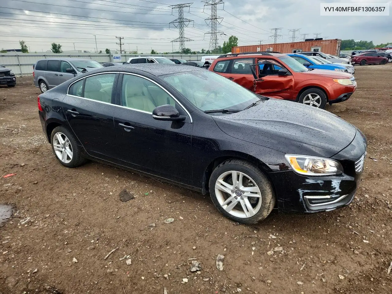 2015 Volvo S60 Premier VIN: YV140MFB4F1306357 Lot: 56264506