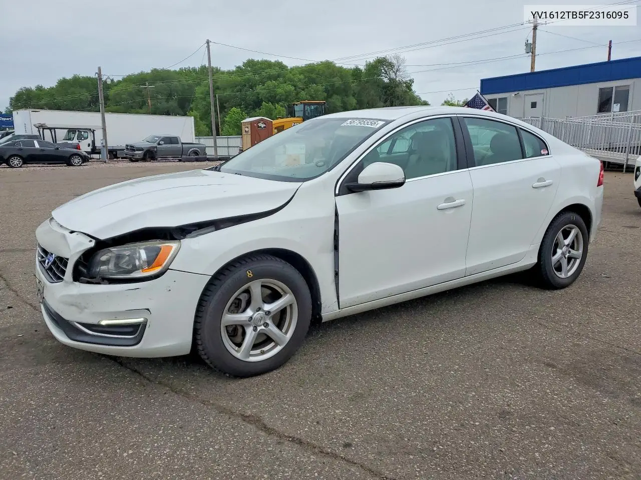 2015 Volvo S60 Premier VIN: YV1612TB5F2316095 Lot: 56795556