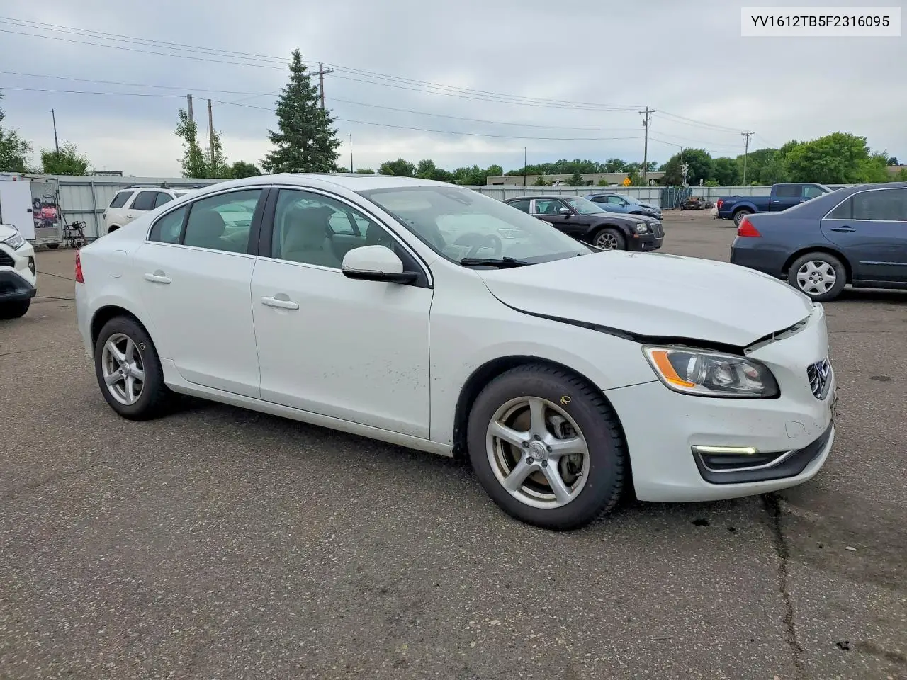 2015 Volvo S60 Premier VIN: YV1612TB5F2316095 Lot: 56795556