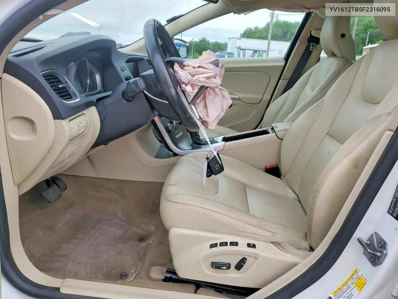2015 Volvo S60 Premier VIN: YV1612TB5F2316095 Lot: 56795556