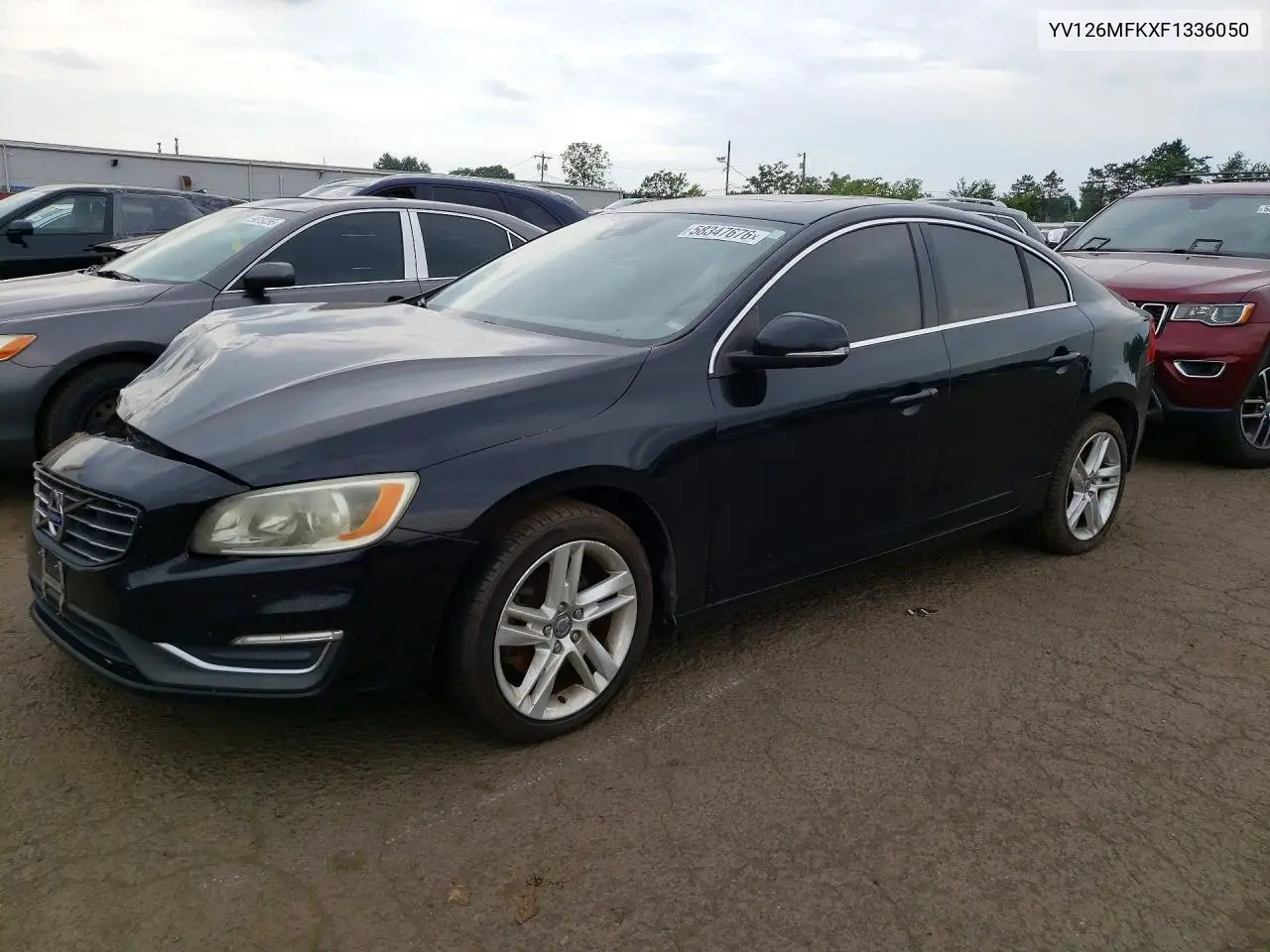 2015 Volvo S60 Premier VIN: YV126MFKXF1336050 Lot: 58347676