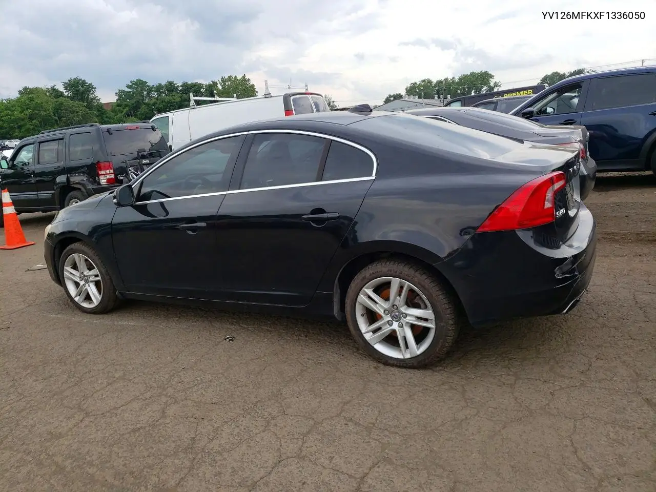 2015 Volvo S60 Premier VIN: YV126MFKXF1336050 Lot: 58347676