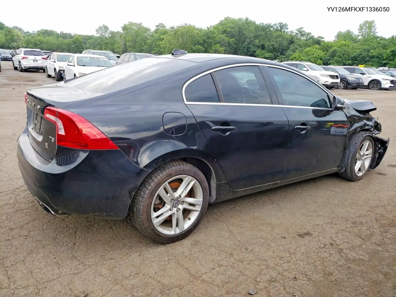 2015 Volvo S60 Premier VIN: YV126MFKXF1336050 Lot: 58347676