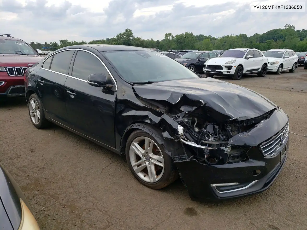 2015 Volvo S60 Premier VIN: YV126MFKXF1336050 Lot: 58347676