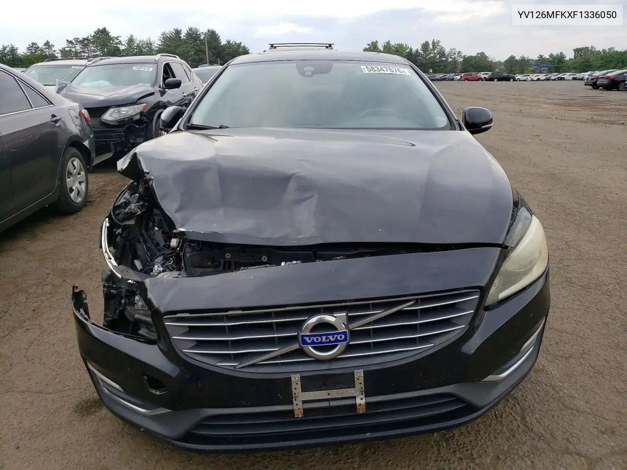 2015 Volvo S60 Premier VIN: YV126MFKXF1336050 Lot: 58347676