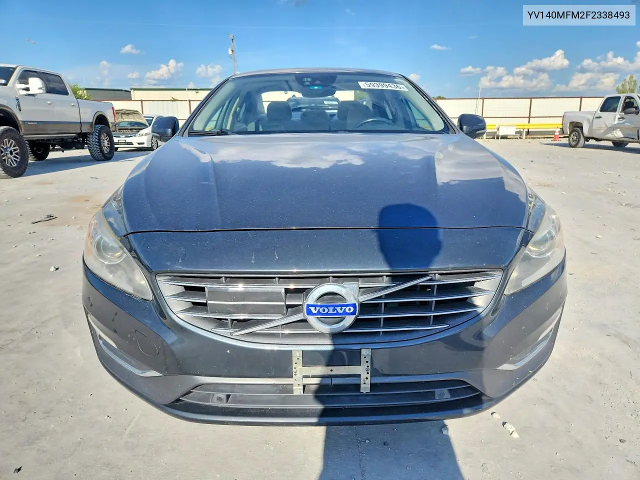2015 Volvo S60 Platinum VIN: YV140MFM2F2338493 Lot: 59399436