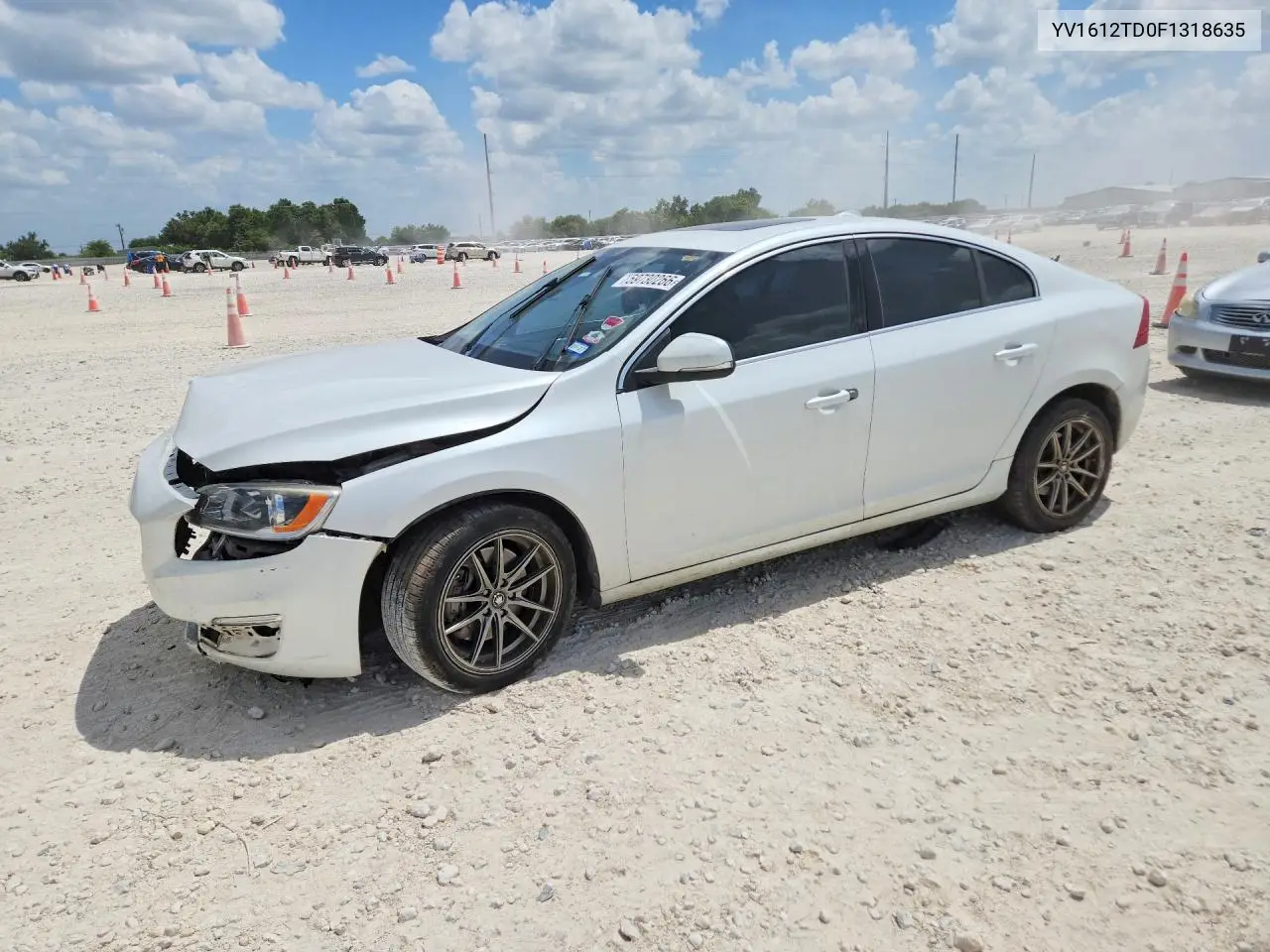 2015 Volvo S60 Platinum VIN: YV1612TD0F1318635 Lot: 59730266