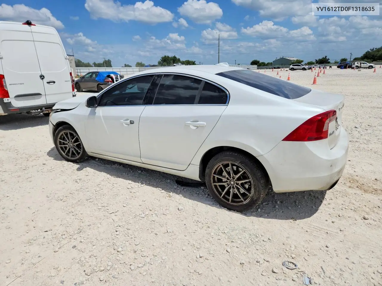 2015 Volvo S60 Platinum VIN: YV1612TD0F1318635 Lot: 59730266