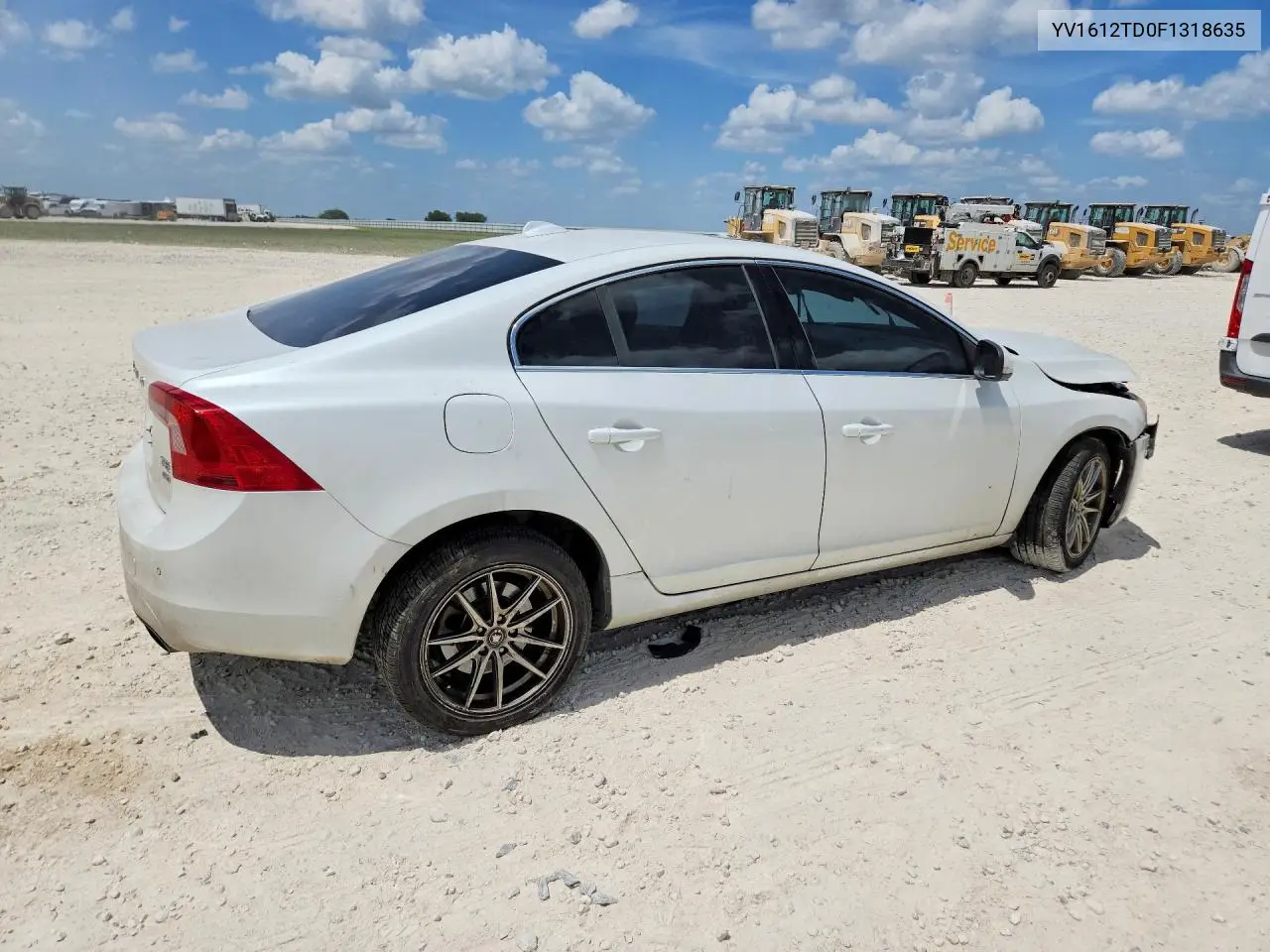 2015 Volvo S60 Platinum VIN: YV1612TD0F1318635 Lot: 59730266