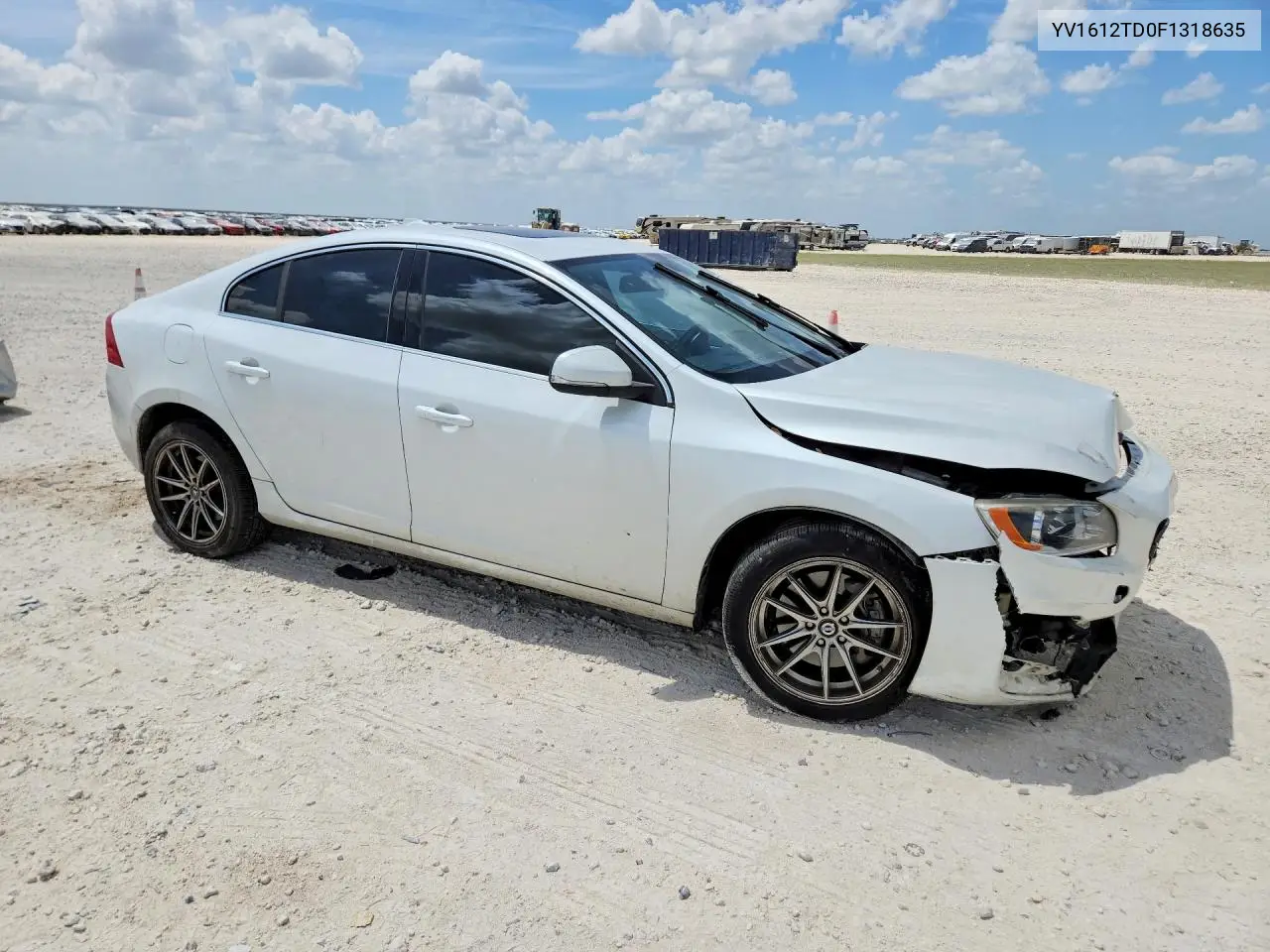 2015 Volvo S60 Platinum VIN: YV1612TD0F1318635 Lot: 59730266