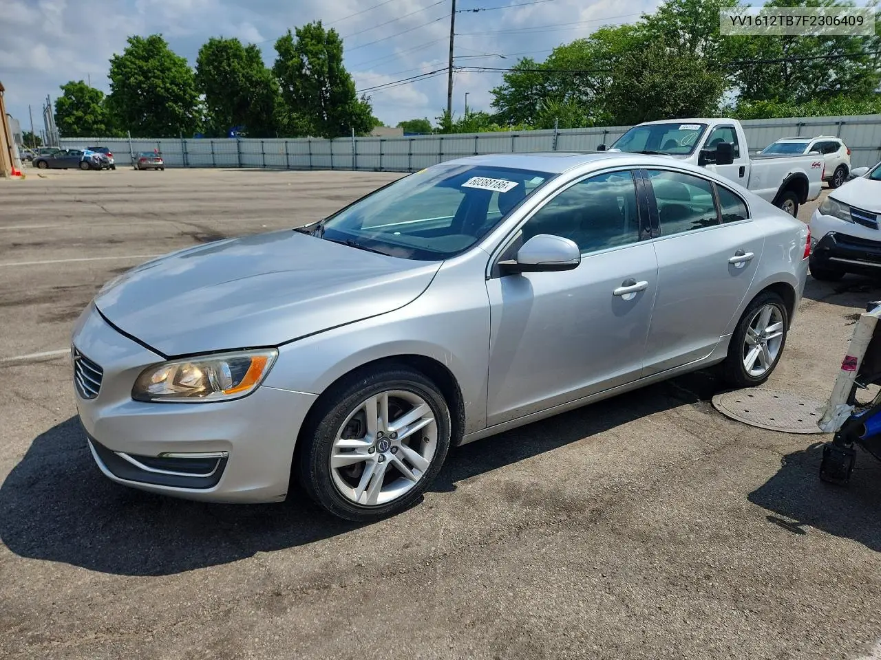 2015 Volvo S60 Premier VIN: YV1612TB7F2306409 Lot: 60388186