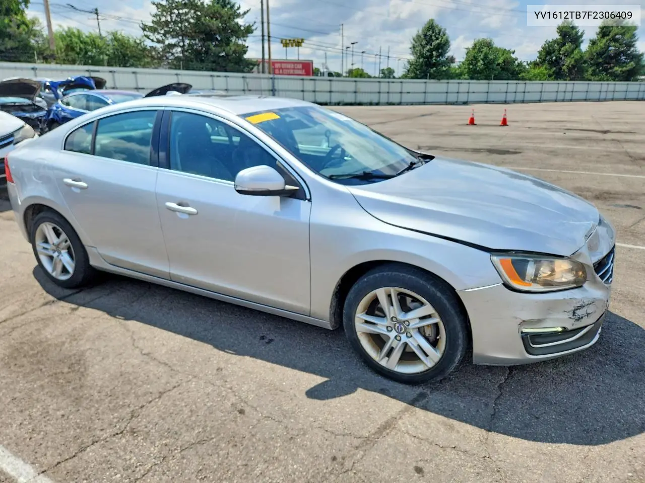 2015 Volvo S60 Premier VIN: YV1612TB7F2306409 Lot: 60388186