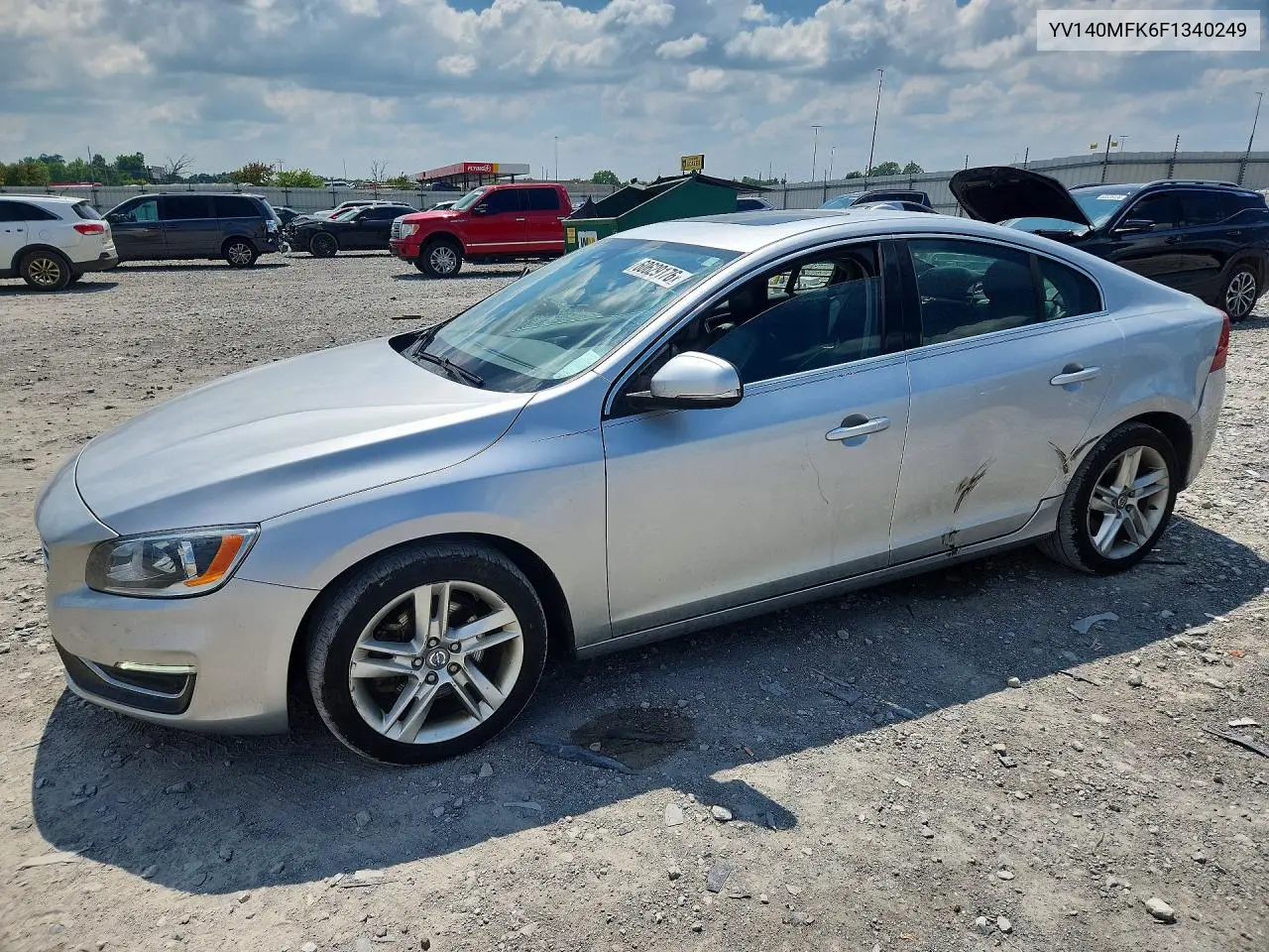 2015 Volvo S60 Premier VIN: YV140MFK6F1340249 Lot: 60629176