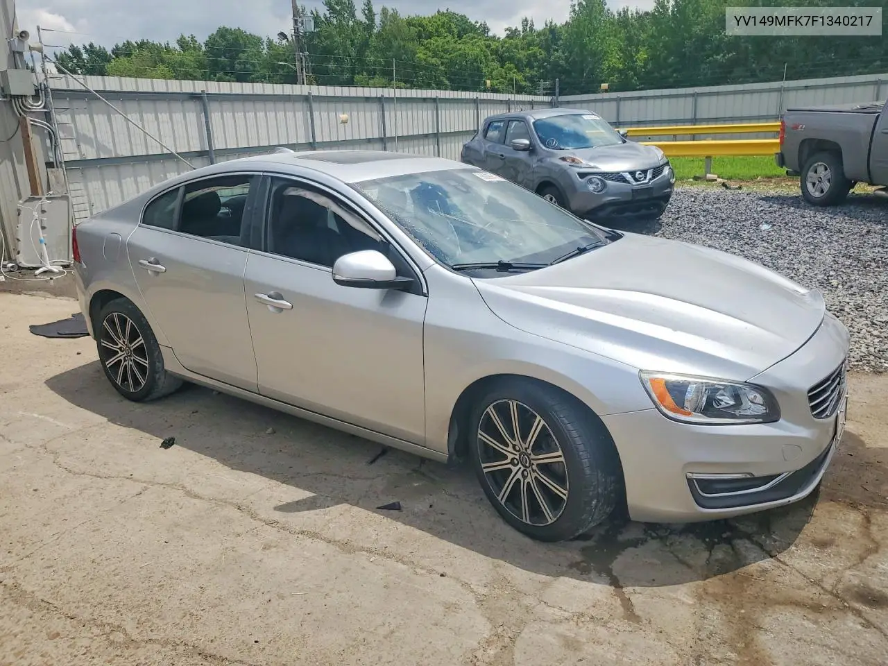 2015 Volvo S60 Premier VIN: YV149MFK7F1340217 Lot: 60699476