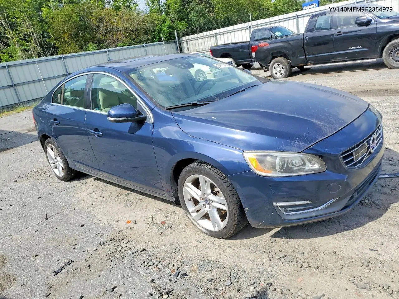 2015 Volvo S60 Platinum VIN: YV140MFM9F2354979 Lot: 62217016